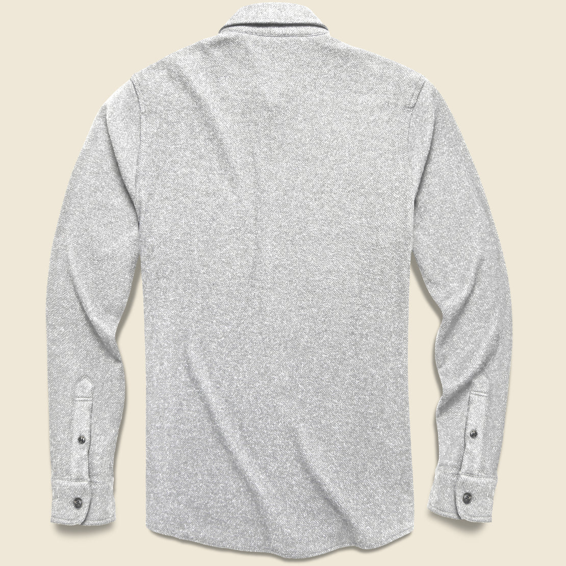 Legend Sweater Shirt - Fossil Grey Twill - Faherty - STAG Provisions - Tops - Fleece / Sweatshirt
