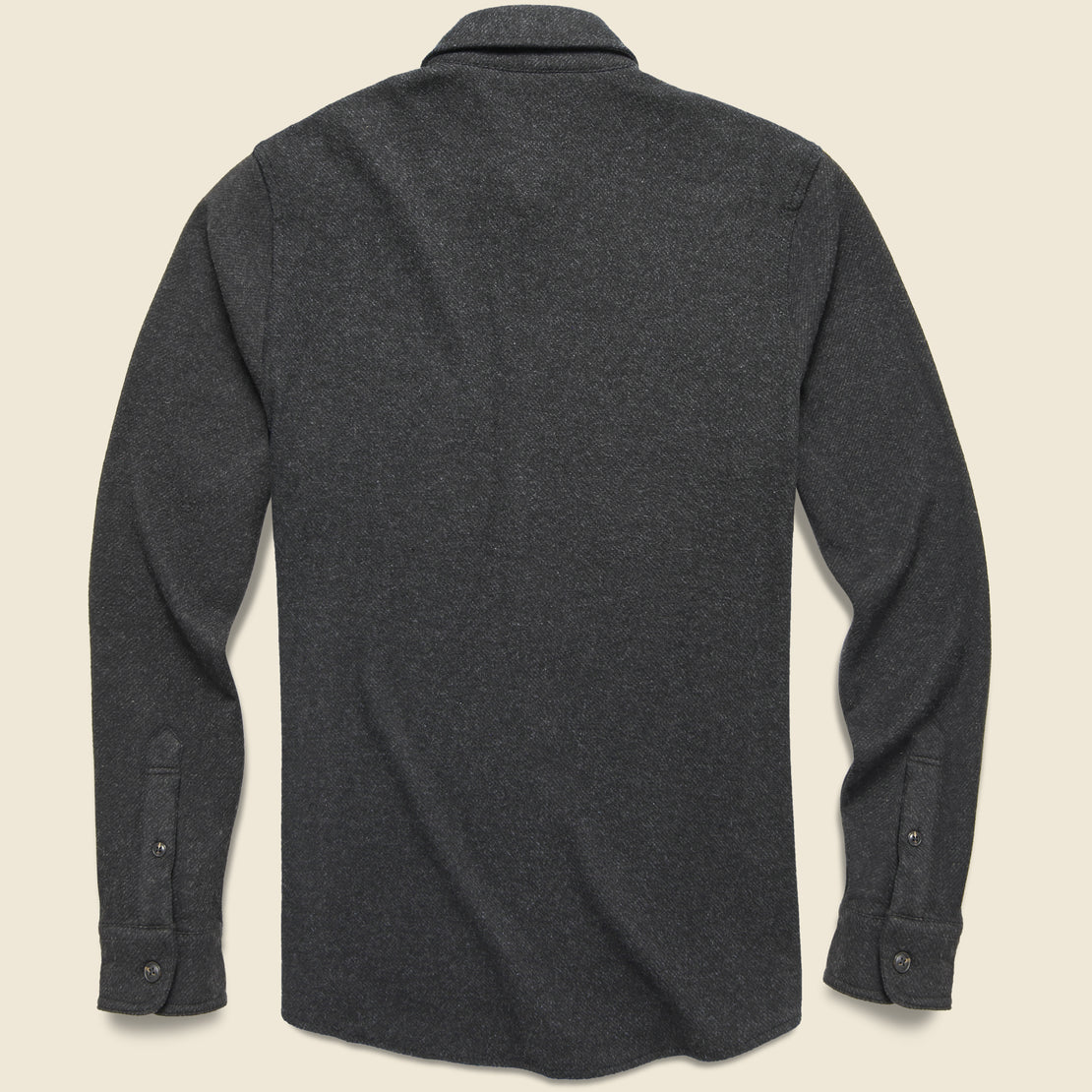 Legend Sweater Shirt - Heathered Black Twill - Faherty - STAG Provisions - Tops - L/S Woven - Solid