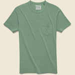 Garment Dyed Pocket Tee - Vail Green - Faherty - STAG Provisions - Tops - S/S Tee