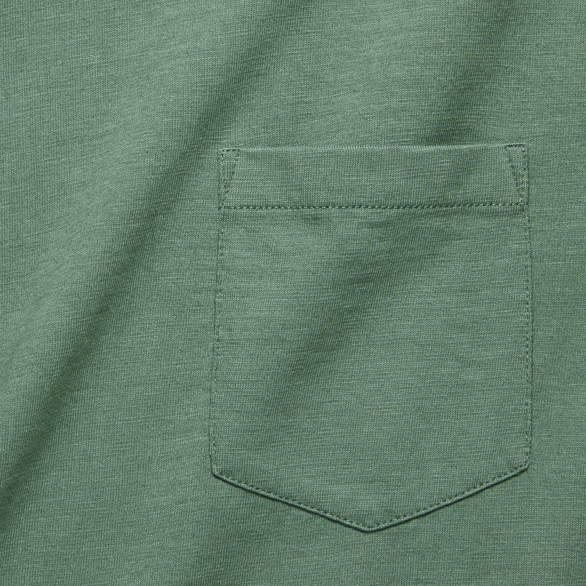 
                          Garment Dyed Pocket Tee - Vail Green - Faherty - STAG Provisions - Tops - S/S Tee
                        