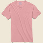 Garment Dyed Pocket Tee - Sunrose - Faherty - STAG Provisions - Tops - S/S Tee