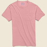 Garment Dyed Pocket Tee - Sunrose - Faherty - STAG Provisions - Tops - S/S Tee
