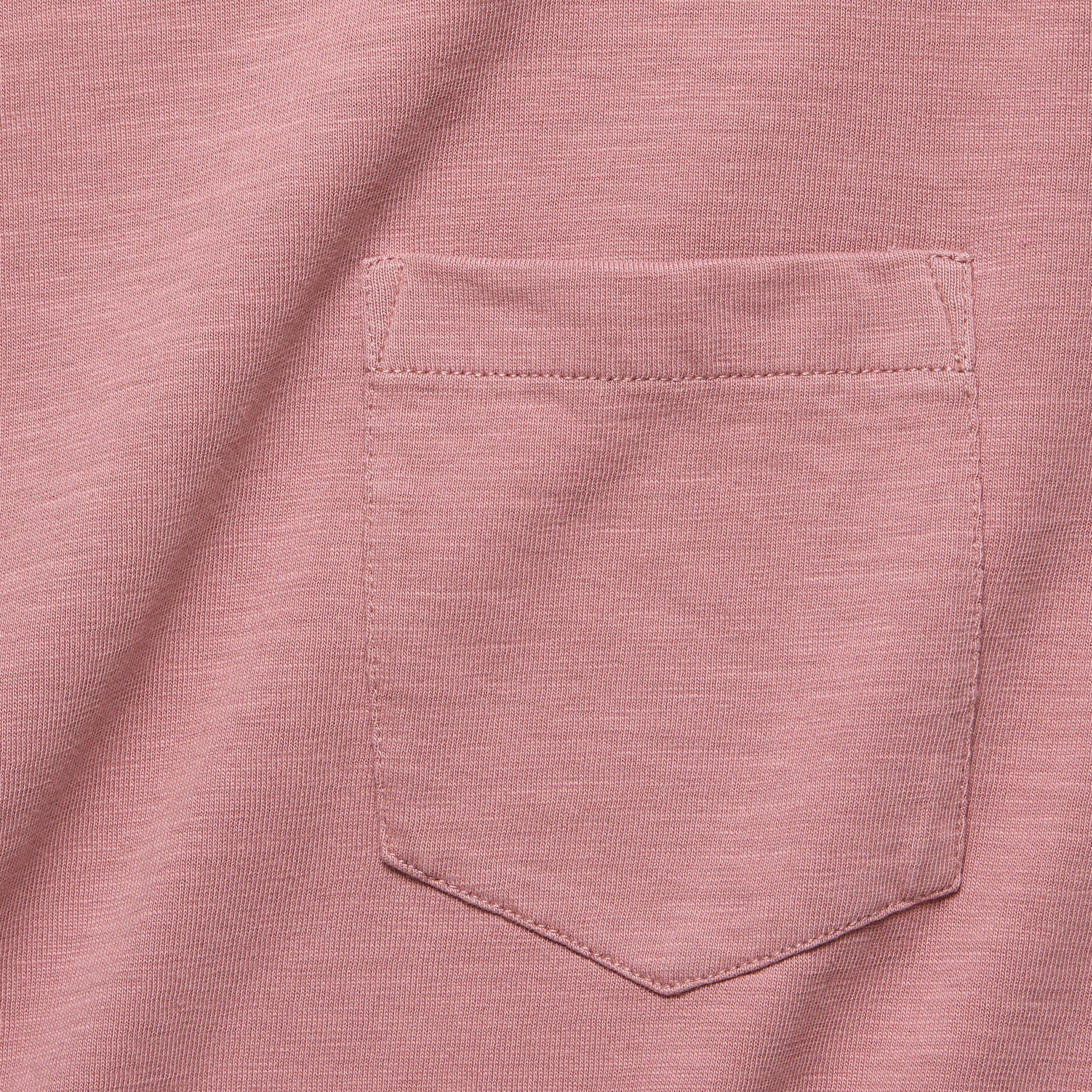 Garment Dyed Pocket Tee - Sunrose - Faherty - STAG Provisions - Tops - S/S Tee