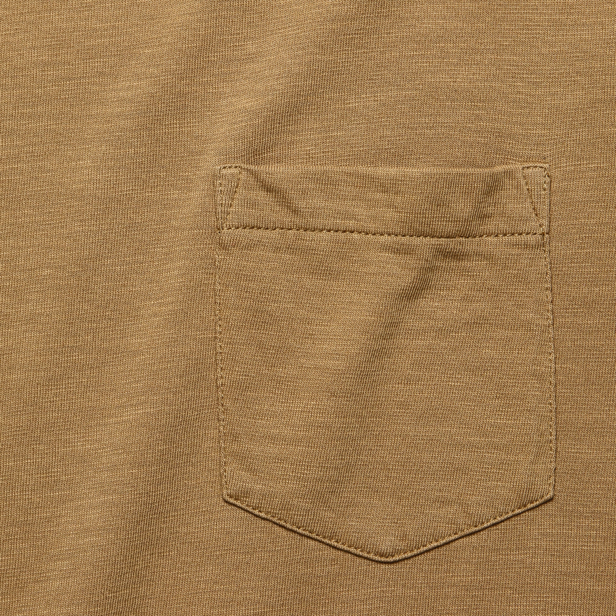 Garment Dyed Pocket Tee - Walnut - Faherty - STAG Provisions - Tops - S/S Tee