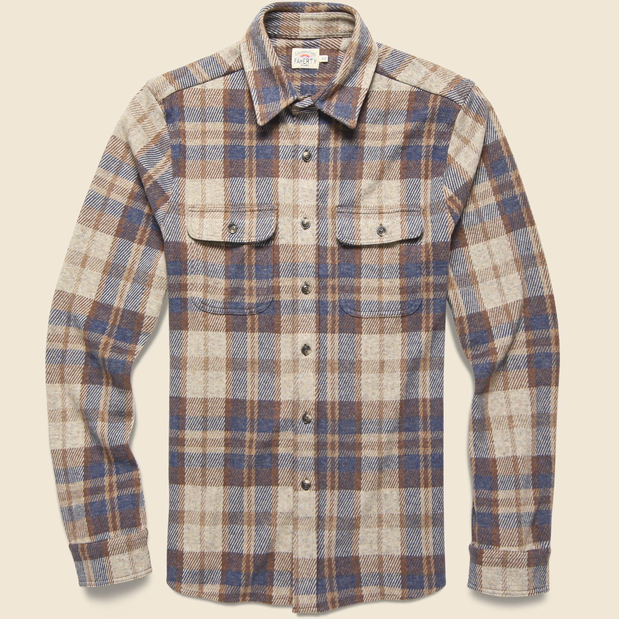 Legend Sweater Shirt - Bozeman Plaid - Faherty - STAG Provisions - Tops - L/S Woven - Plaid