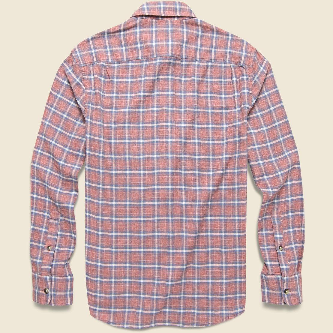 Stretch Featherweight Flannel - Lowell Plaid