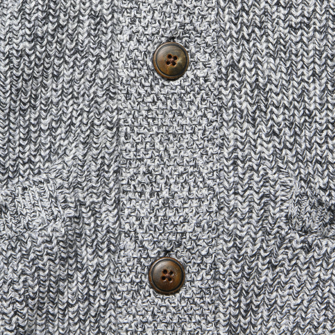 Marled Cotton Cardigan - Light Grey Marl - Faherty - STAG Provisions - Tops - Sweater