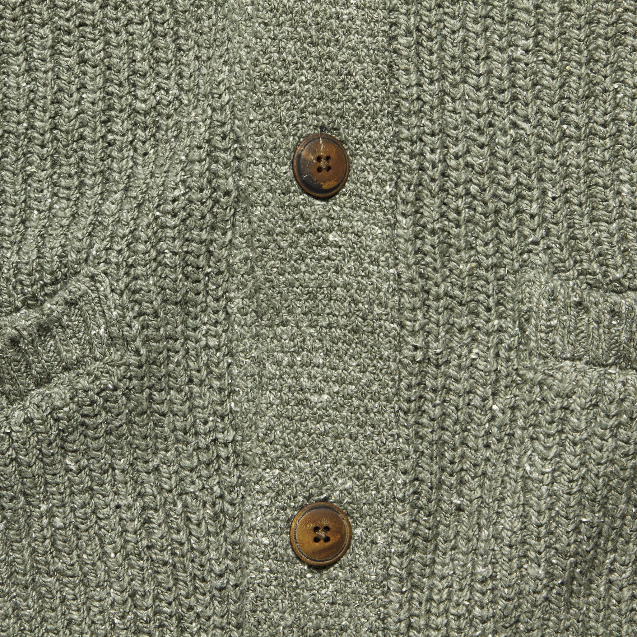Marled Cotton Cardigan - Light Olive Marl - Faherty - STAG Provisions - Tops - Sweater