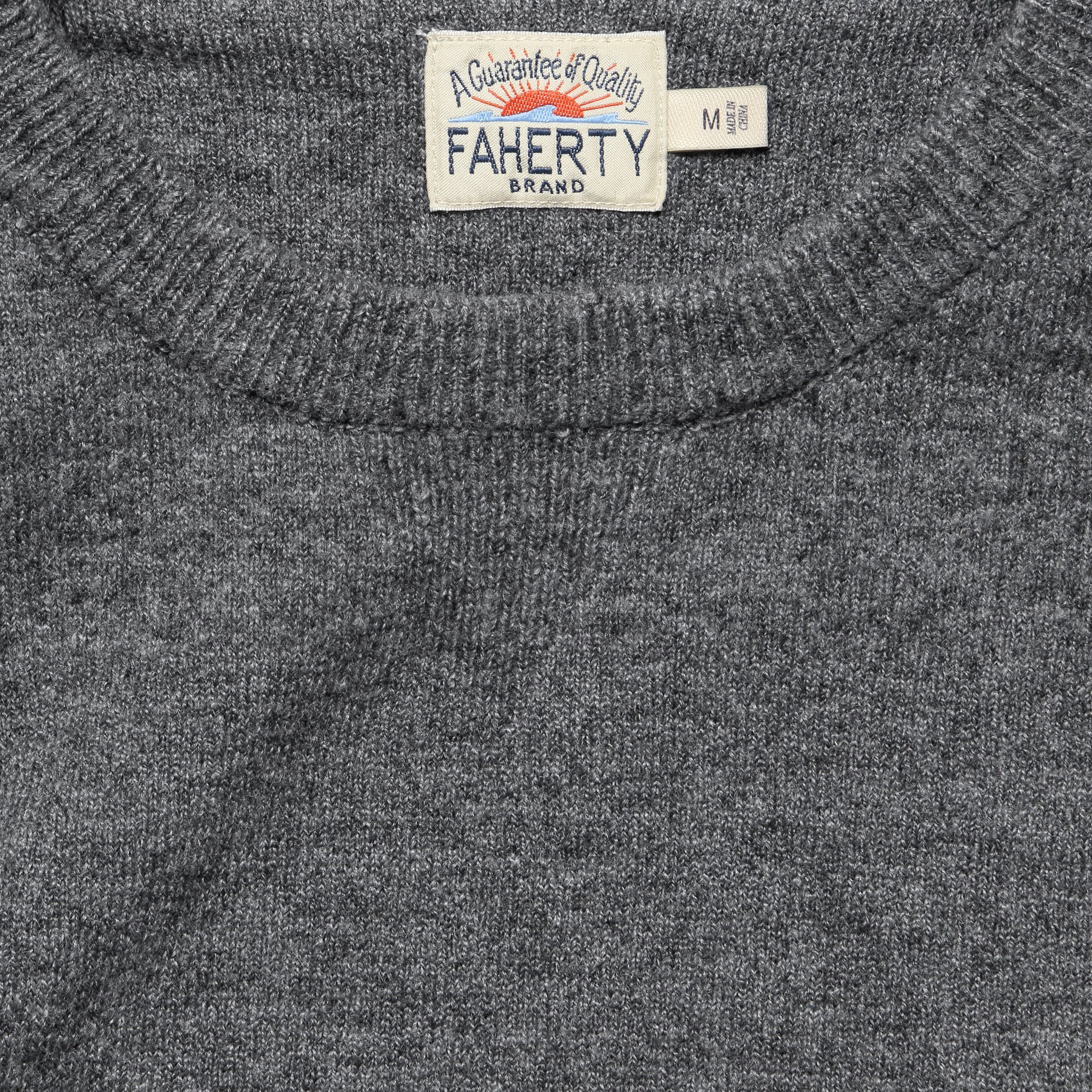 Jackson Crew Sweater - Grey Heather - Faherty - STAG Provisions - Tops - Sweater