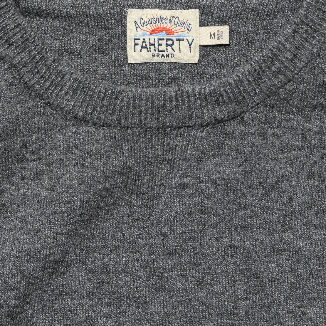 Jackson Crew Sweater - Grey Heather - Faherty - STAG Provisions - Tops - Sweater