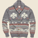 SPJ Thunderbird Shawl Cardigan - Multi - Faherty - STAG Provisions - Tops - Sweater