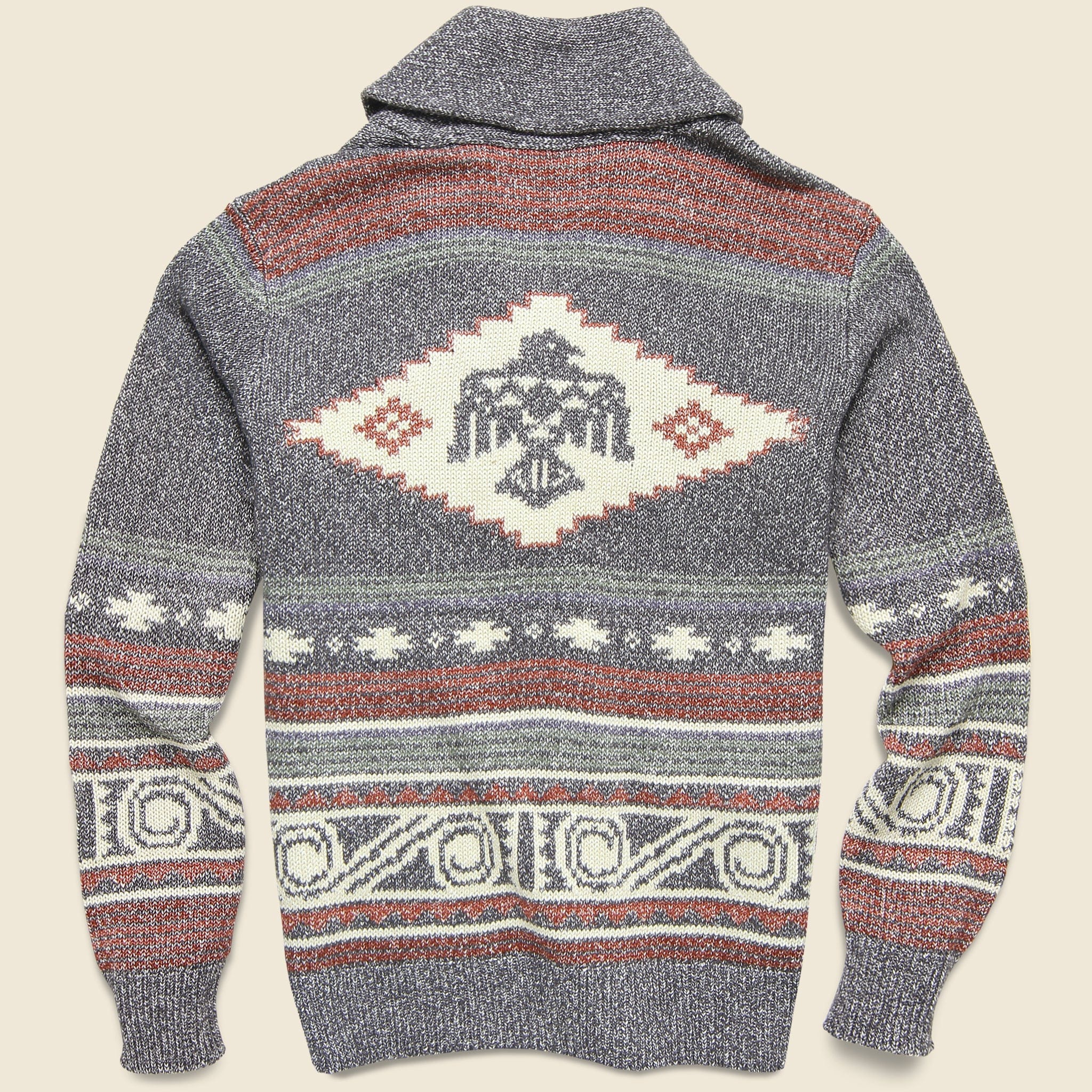 SPJ Thunderbird Shawl Cardigan - Multi - Faherty - STAG Provisions - Tops - Sweater