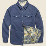 Good Feather Reversible Bondi Jacket - Navy/Ponderosa Star - Faherty - STAG Provisions - Outerwear - Coat / Jacket