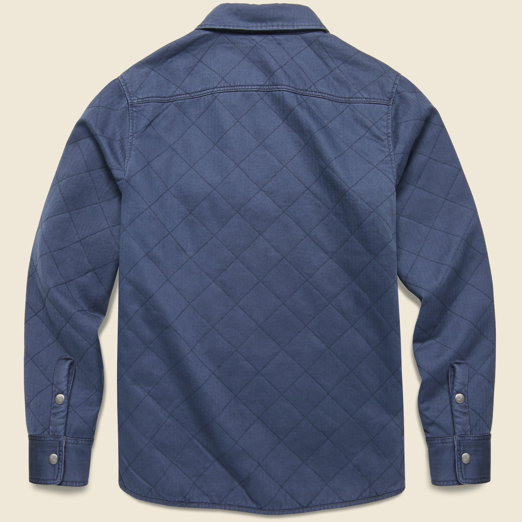 Good Feather Reversible Bondi Jacket - Navy/Ponderosa Star - Faherty - STAG Provisions - Outerwear - Coat / Jacket