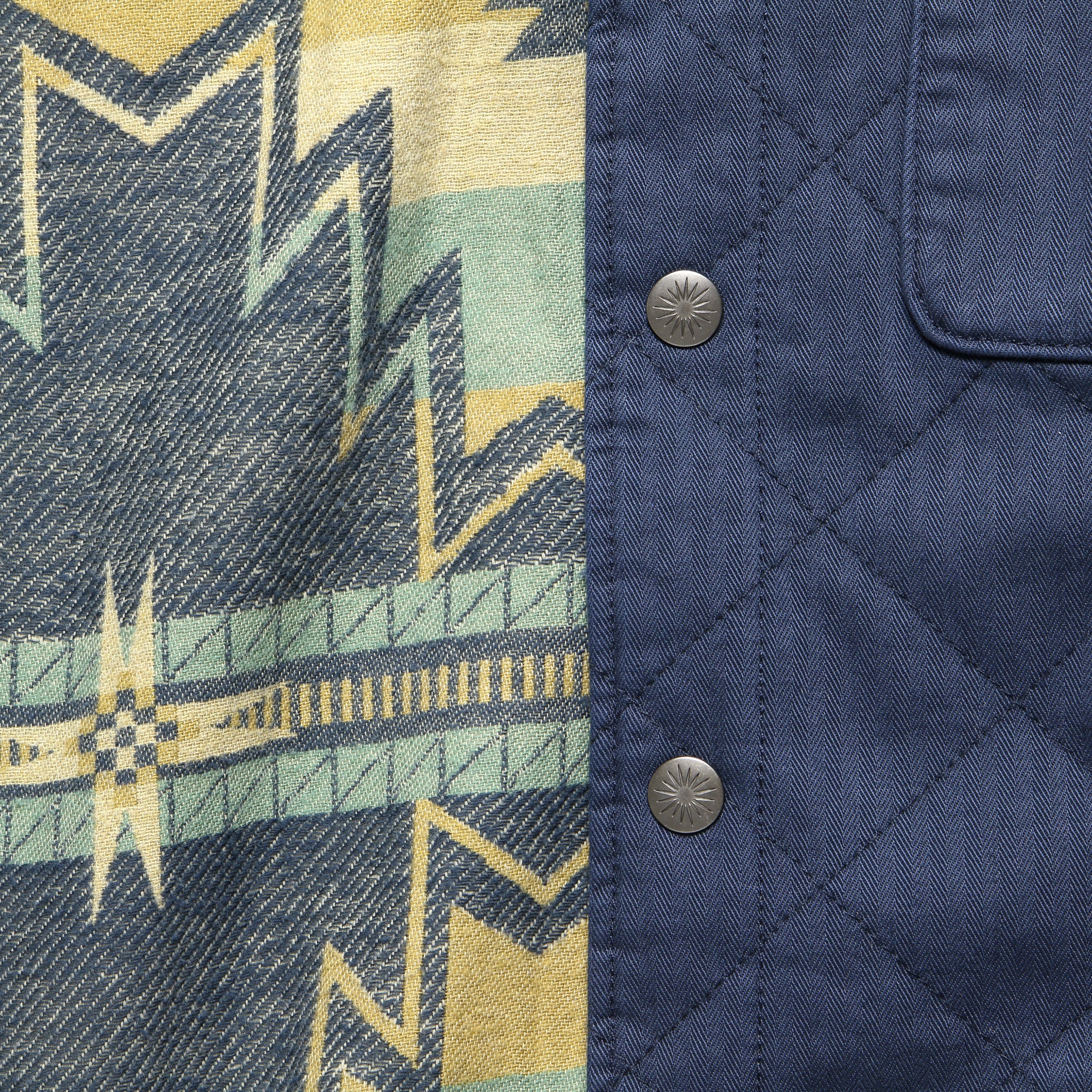 
                          Good Feather Reversible Bondi Jacket - Navy/Ponderosa Star - Faherty - STAG Provisions - Outerwear - Coat / Jacket
                        