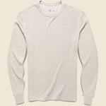 Legend Waffle Crew Shirt - Oatmeal Heather - Faherty - STAG Provisions - Tops - L/S Knit