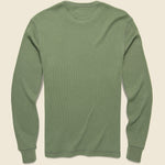 Legend Waffle Crew Shirt - Olive Surplus - Faherty - STAG Provisions - Tops - L/S Knit