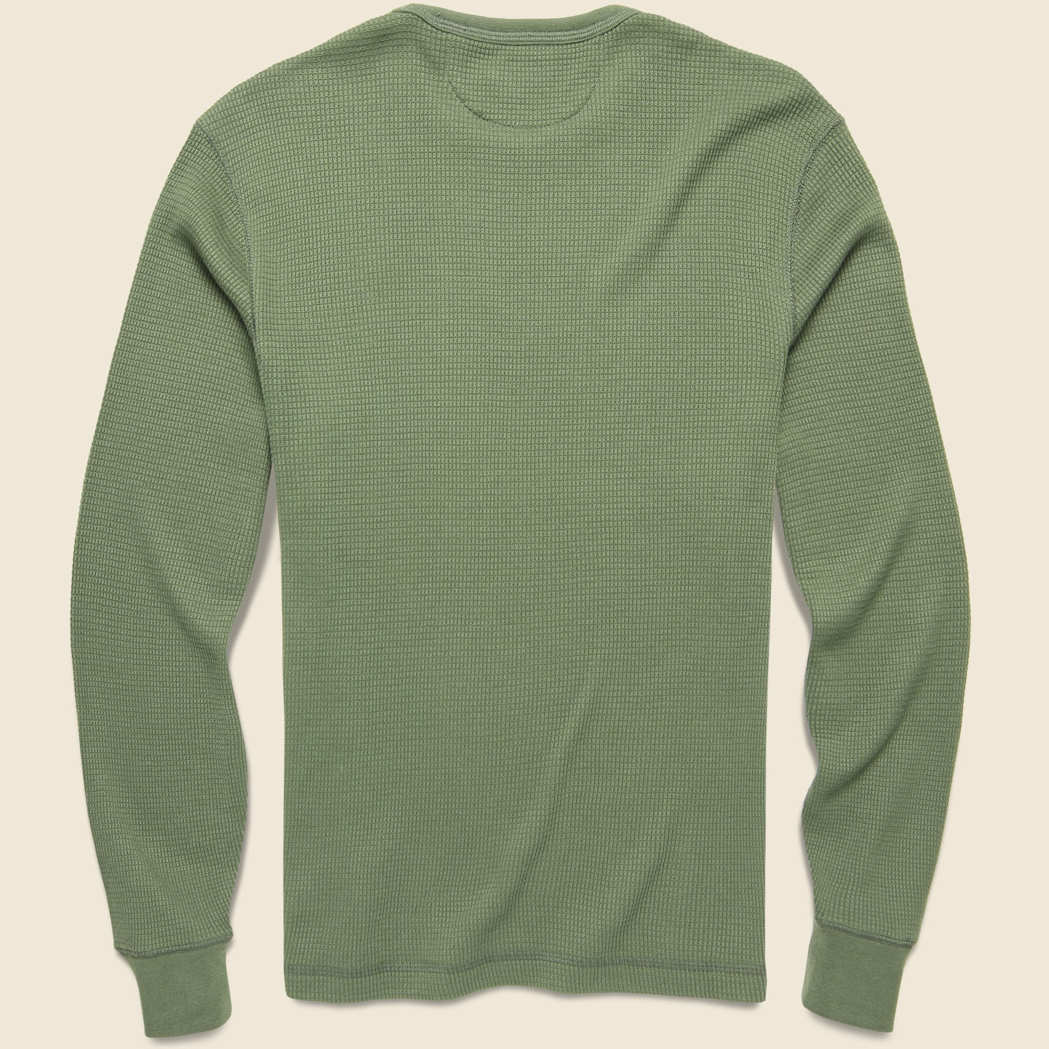 Legend Waffle Crew Shirt - Olive Surplus - Faherty - STAG Provisions - Tops - L/S Knit
