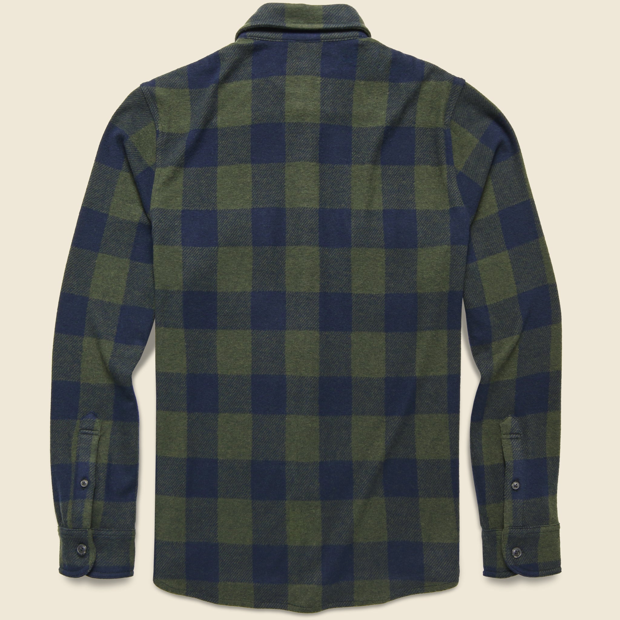 
                          Legend Sweater Shirt - Navy Olive Buffalo - Faherty - STAG Provisions - Tops - L/S Woven - Plaid
                        