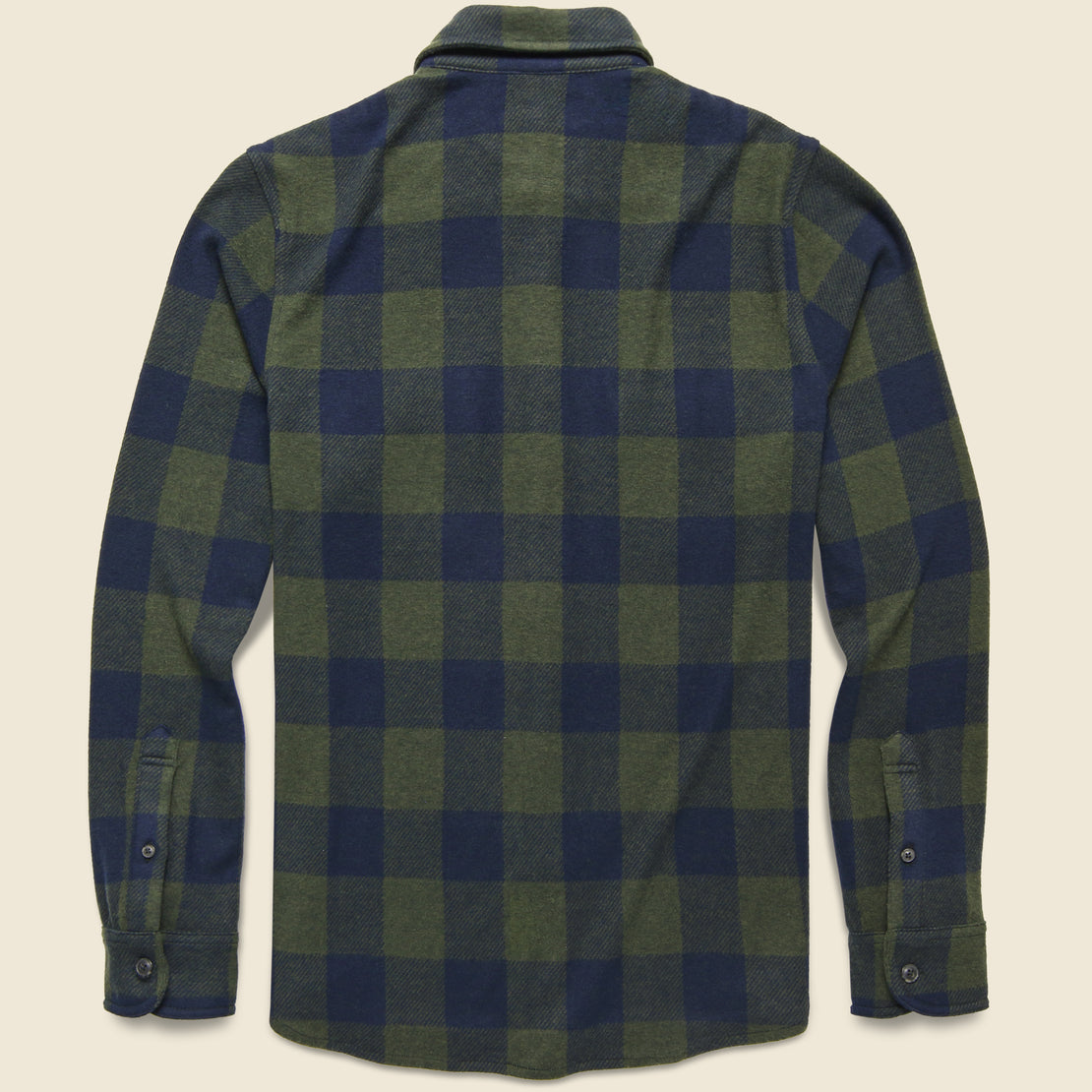 Legend Sweater Shirt - Navy Olive Buffalo - Faherty - STAG Provisions - Tops - L/S Woven - Plaid