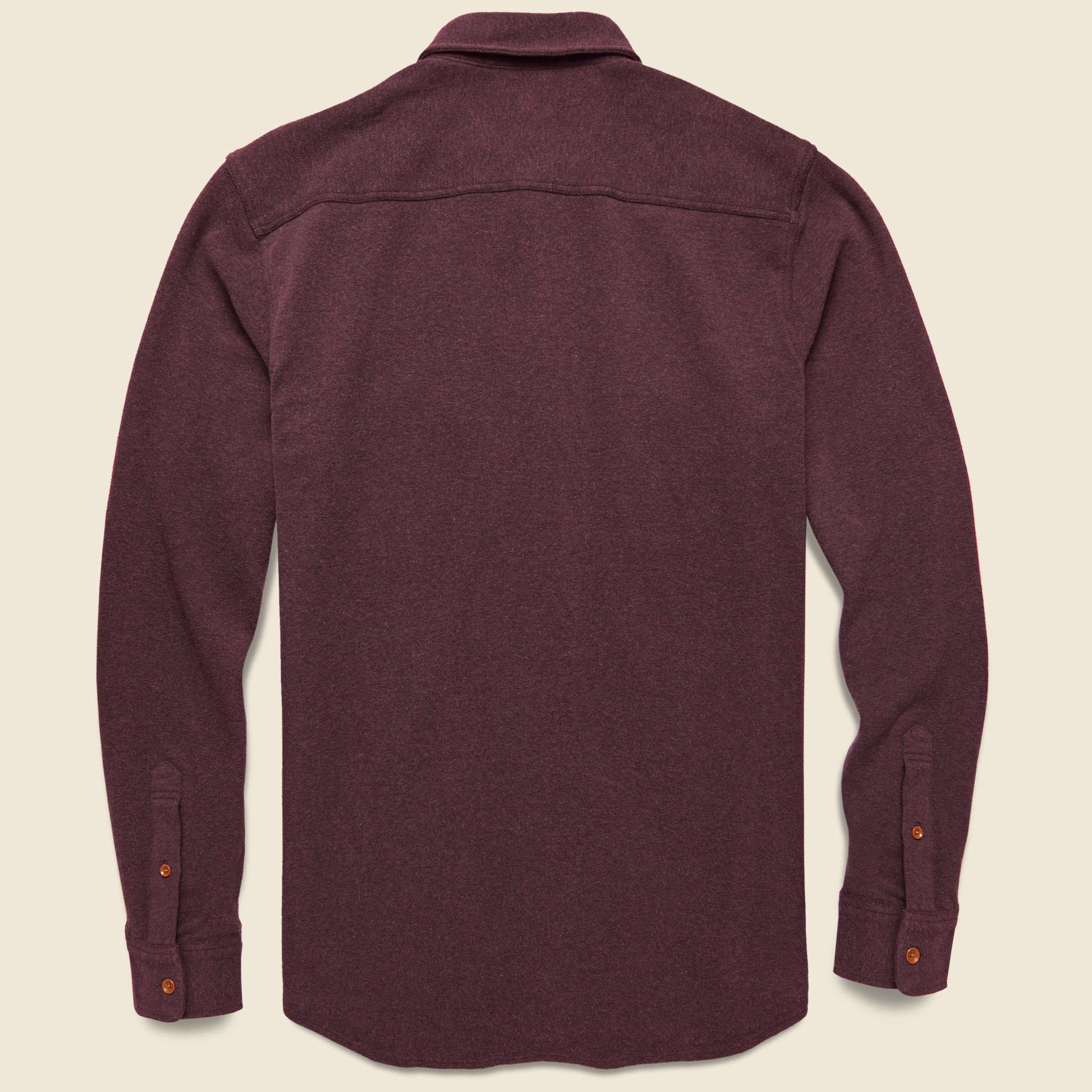 
                          Knit Alpine Shirt - Burgundy Heather - Faherty - STAG Provisions - Tops - L/S Woven - Solid
                        