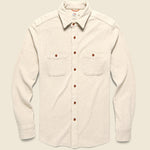 Knit Alpine Shirt - Oatmeal Heather - Faherty - STAG Provisions - Tops - L/S Woven - Solid