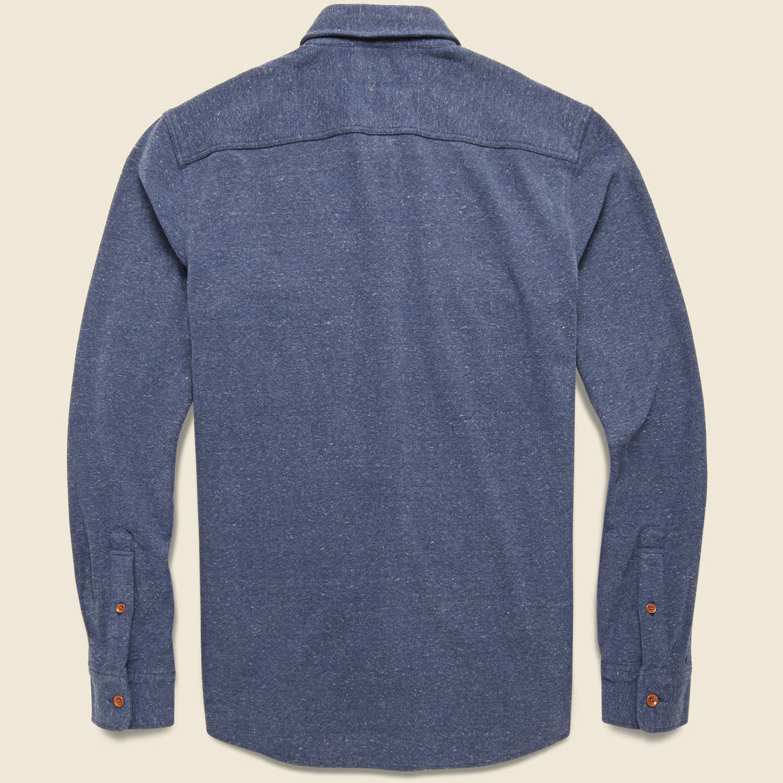 Knit Alpine Shirt - Navy - Faherty - STAG Provisions - Tops - L/S Woven - Solid