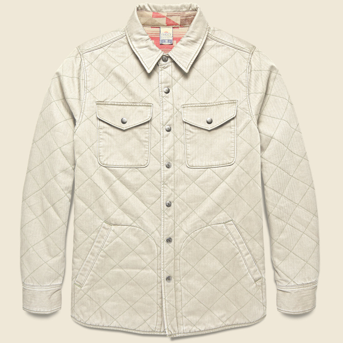 Reverse Bondi Jacket - Stone/Bighorn Sand - Faherty - STAG Provisions - Outerwear - Coat / Jacket
