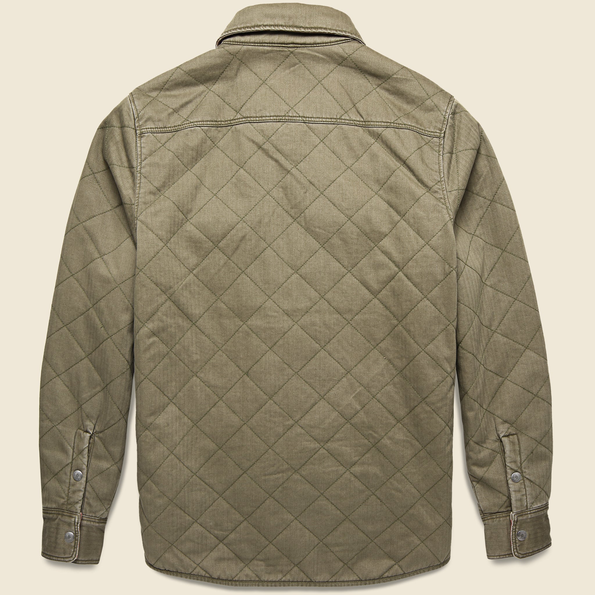 Reverse Bondi Jacket - Olive/Black Star Nation - Faherty - STAG Provisions - Outerwear - Coat / Jacket