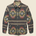 Reverse Bondi Jacket - Olive/Black Star Nation - Faherty - STAG Provisions - Outerwear - Coat / Jacket
