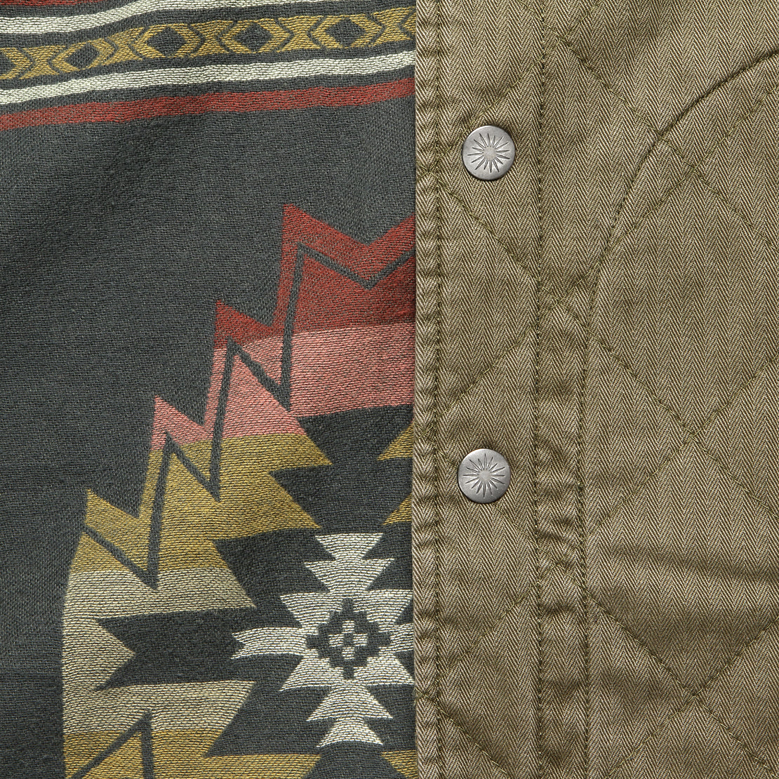 Reverse Bondi Jacket - Olive/Black Star Nation - Faherty - STAG Provisions - Outerwear - Coat / Jacket