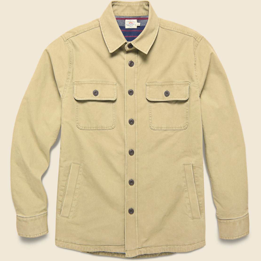 Stretch Blanket Lined CPO Jacket - Deep Wheat - Faherty - STAG Provisions - Outerwear - Coat / Jacket