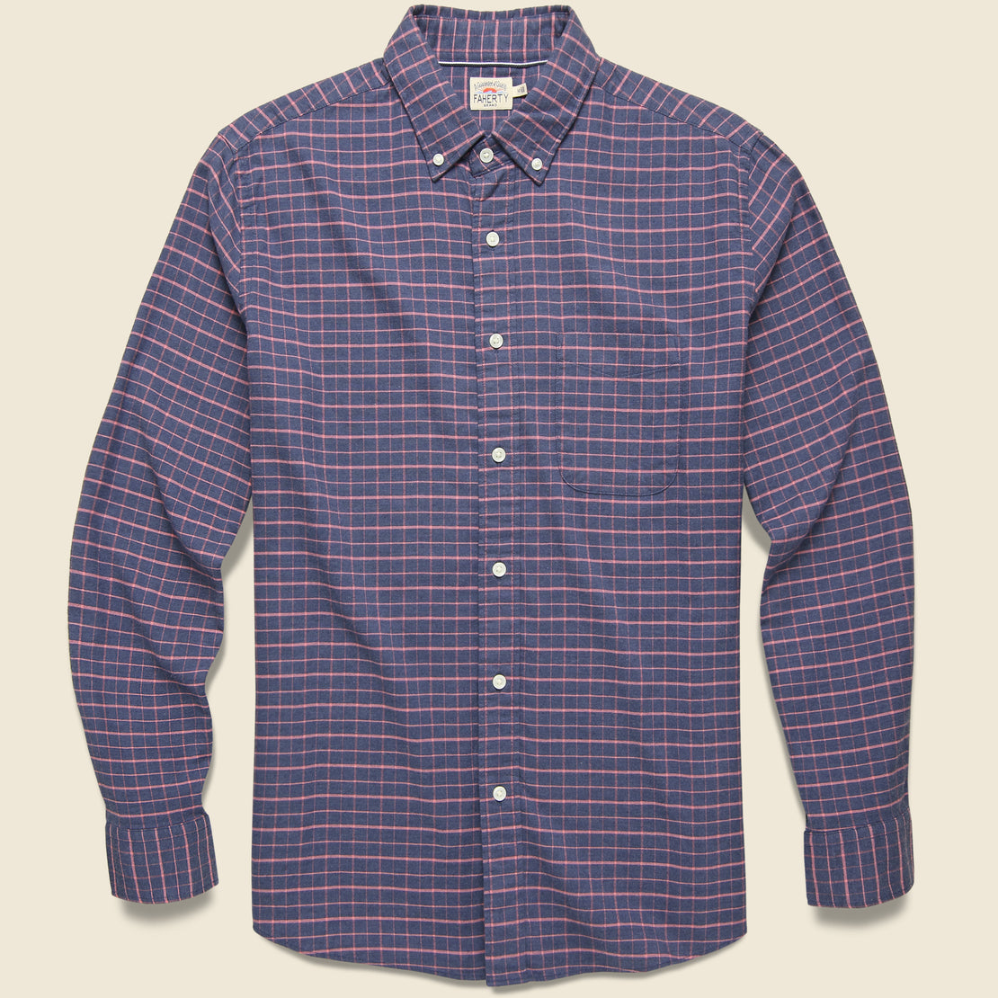Faherty Stretch Oxford Shirt - Hayes Check