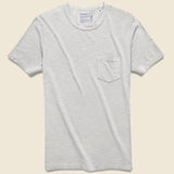 Garment Dyed Pocket Tee - Wind Grey - Faherty - STAG Provisions - Tops - S/S Tee