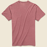 Garment Dyed Pocket Tee - Plum Wine - Faherty - STAG Provisions - Tops - S/S Tee