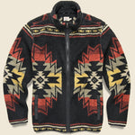 Sherpa Jacket - Faded Black Star Nation - Faherty - STAG Provisions - Outerwear - Coat / Jacket