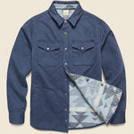 Reverse Bondi Jacket - Navy/Six Rivers Turquoise - Faherty - STAG Provisions - Outerwear - Coat / Jacket