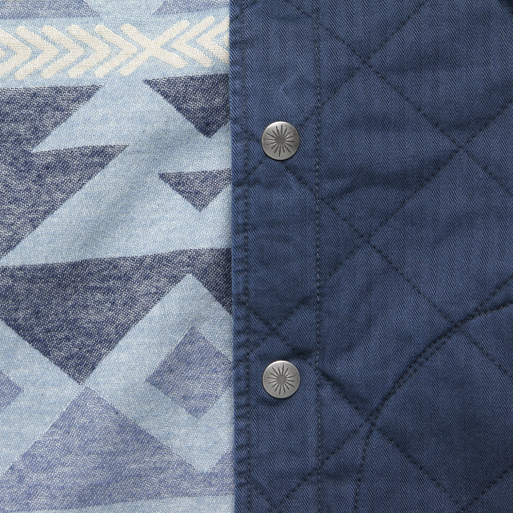 Reverse Bondi Jacket - Navy/Six Rivers Turquoise - Faherty - STAG Provisions - Outerwear - Coat / Jacket