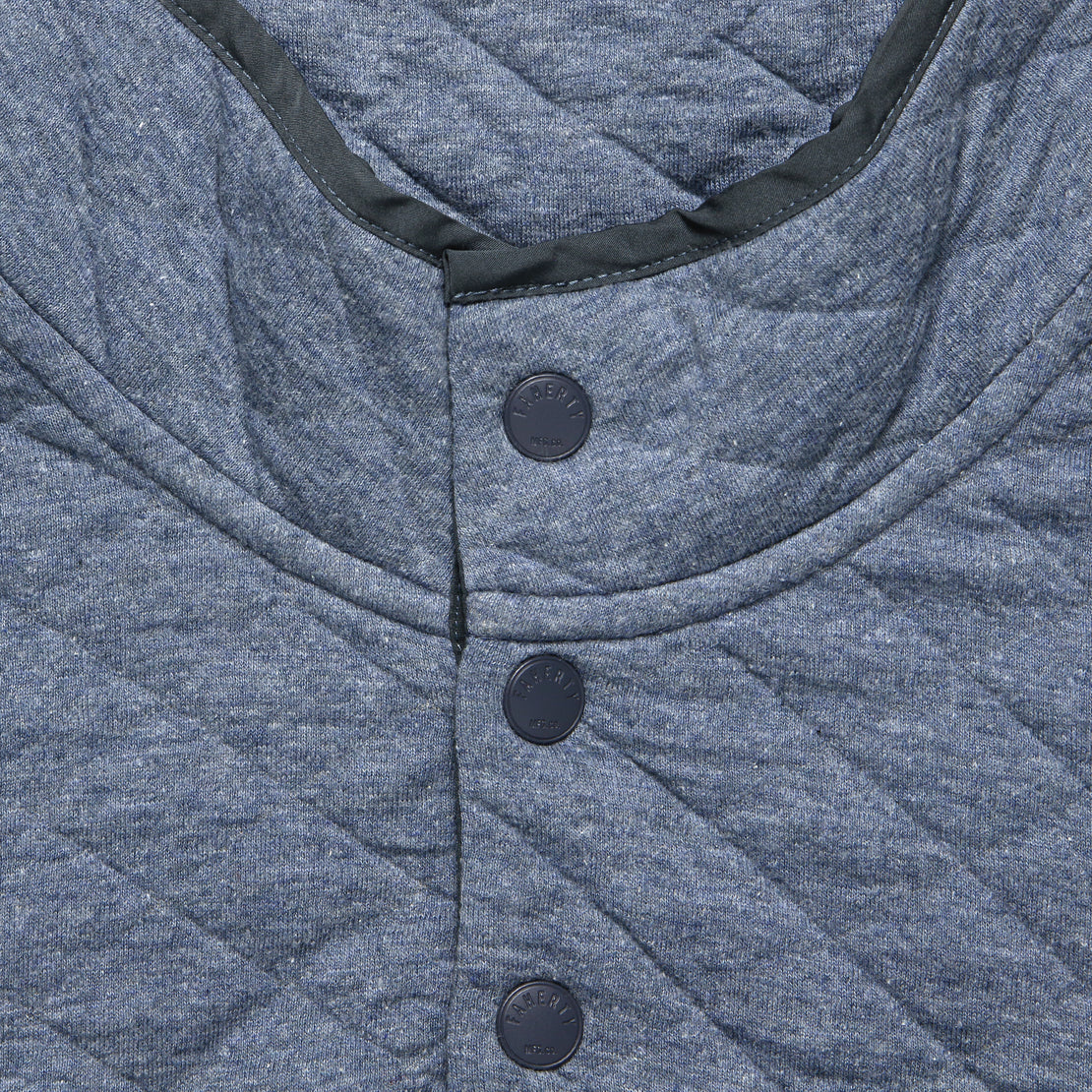 Epic Quilted Fleece Pullover - Faded Blue Heather - Faherty - STAG Provisions - Tops - Fleece / Sweatshirt