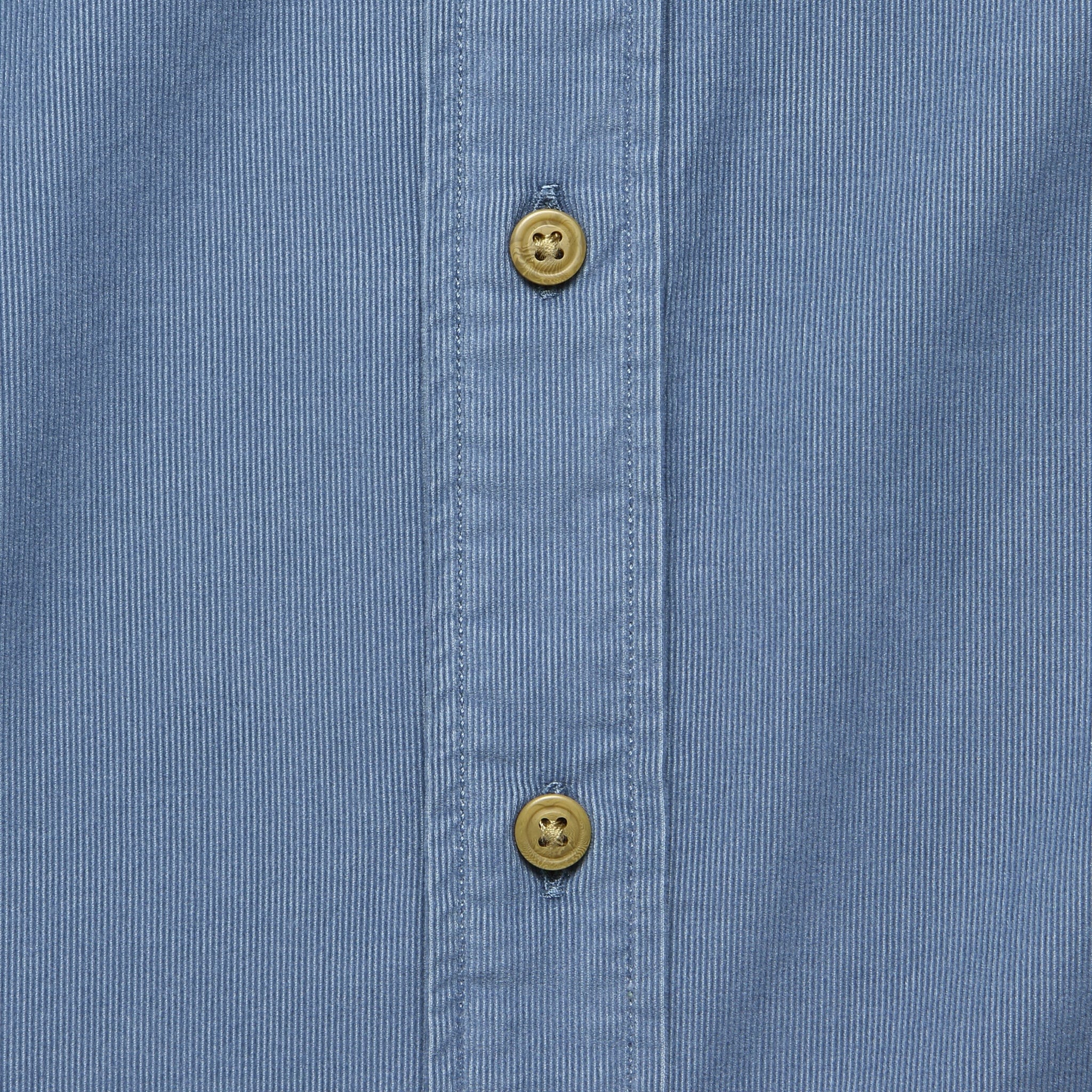 Stretch Cord Shirt - Deep Marine - Faherty - STAG Provisions - Tops - L/S Woven - Corduroy