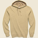 Legend Sweater Hoodie - Wheat Twill - Faherty - STAG Provisions - Tops - Fleece / Sweatshirt