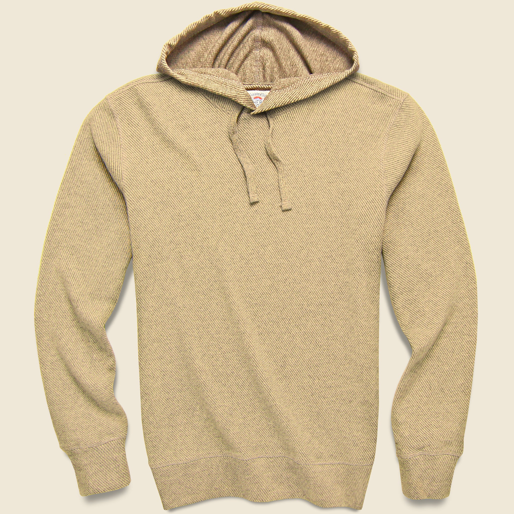 Legend Sweater Hoodie - Wheat Twill - Faherty - STAG Provisions - Tops - Fleece / Sweatshirt
