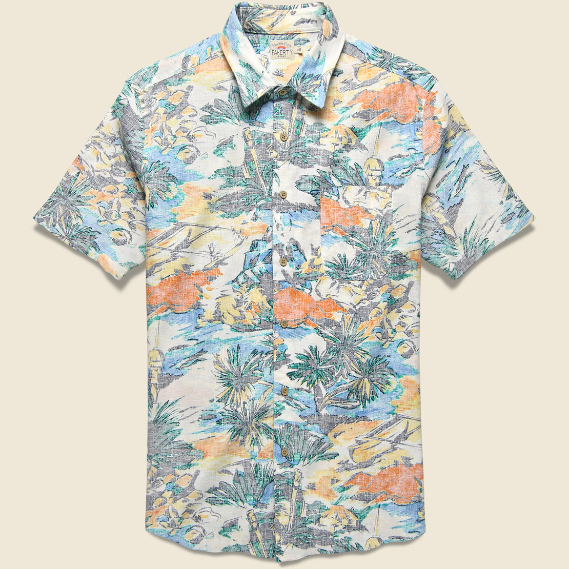 Faherty Breeze Shirt - Coastal Brights