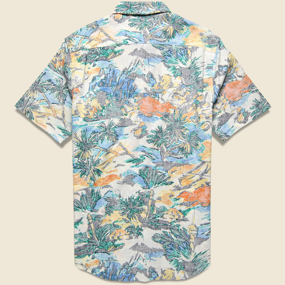 Breeze Shirt - Coastal Brights - Faherty - STAG Provisions - Tops - S/S Woven - Other Pattern