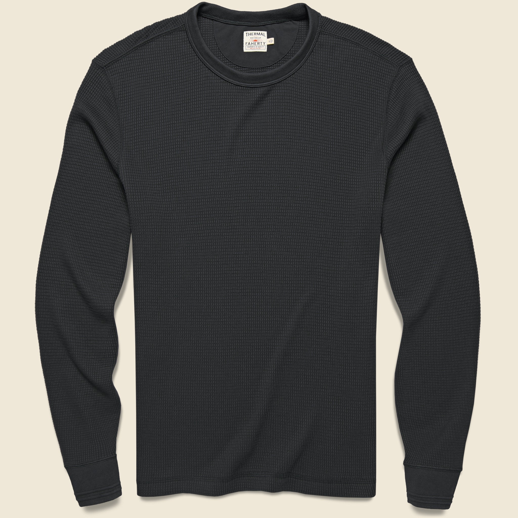 Legend Waffle Crew Shirt - Winter Night - Faherty - STAG Provisions - Tops - L/S Knit