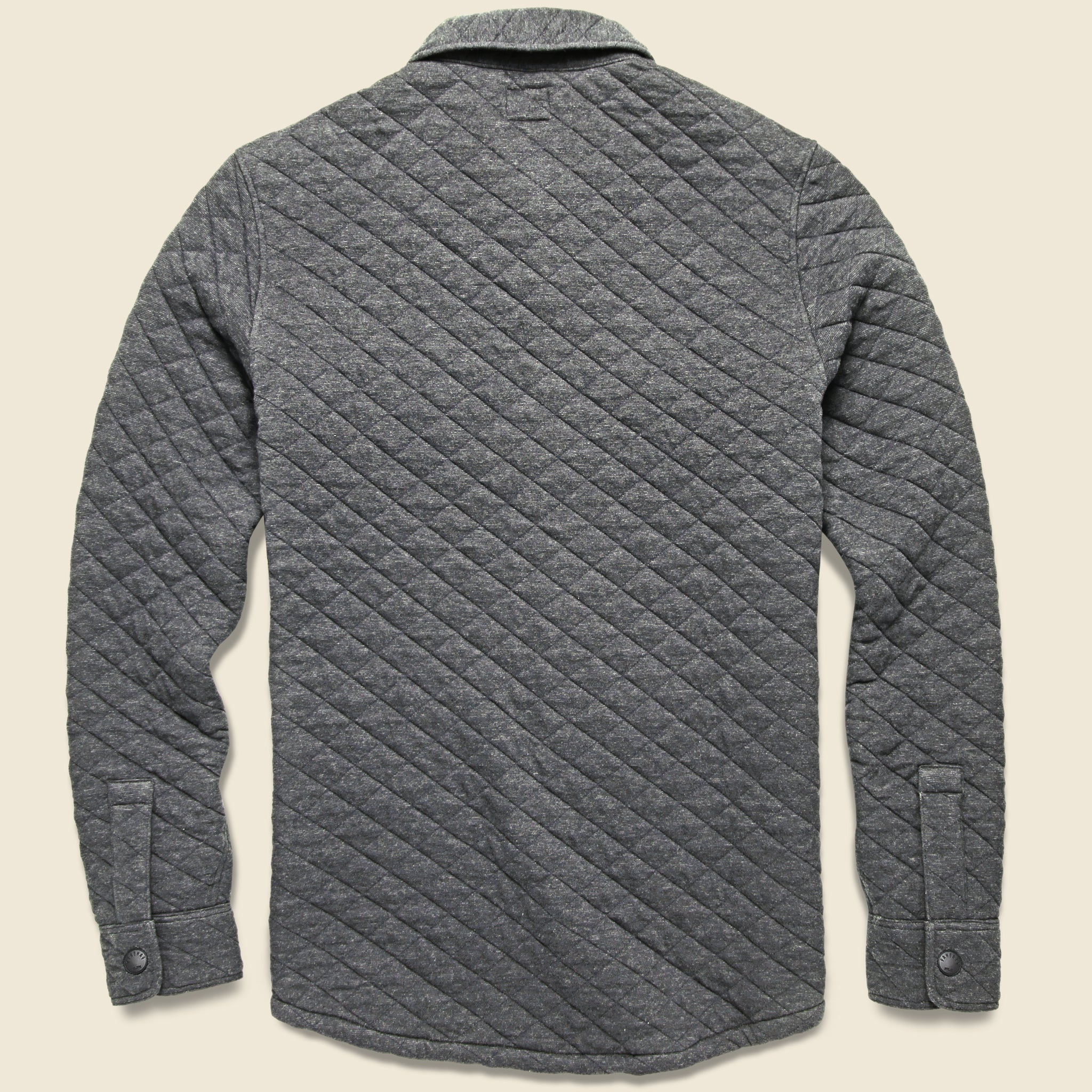 
                          Epic Quilted Fleece CPO Shirt Jacket - Charcoal Heather - Faherty - STAG Provisions - Outerwear - Shirt Jacket
                        