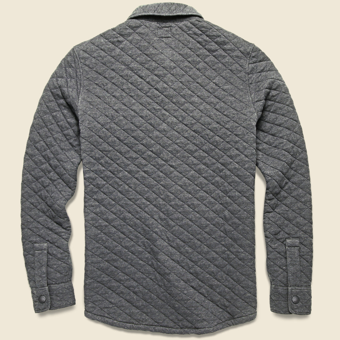 Epic Quilted Fleece CPO Shirt Jacket - Charcoal Heather - Faherty - STAG Provisions - Outerwear - Shirt Jacket
