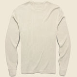 Legend Waffle Crew Shirt - Winter Stone Heather - Faherty - STAG Provisions - Tops - L/S Knit