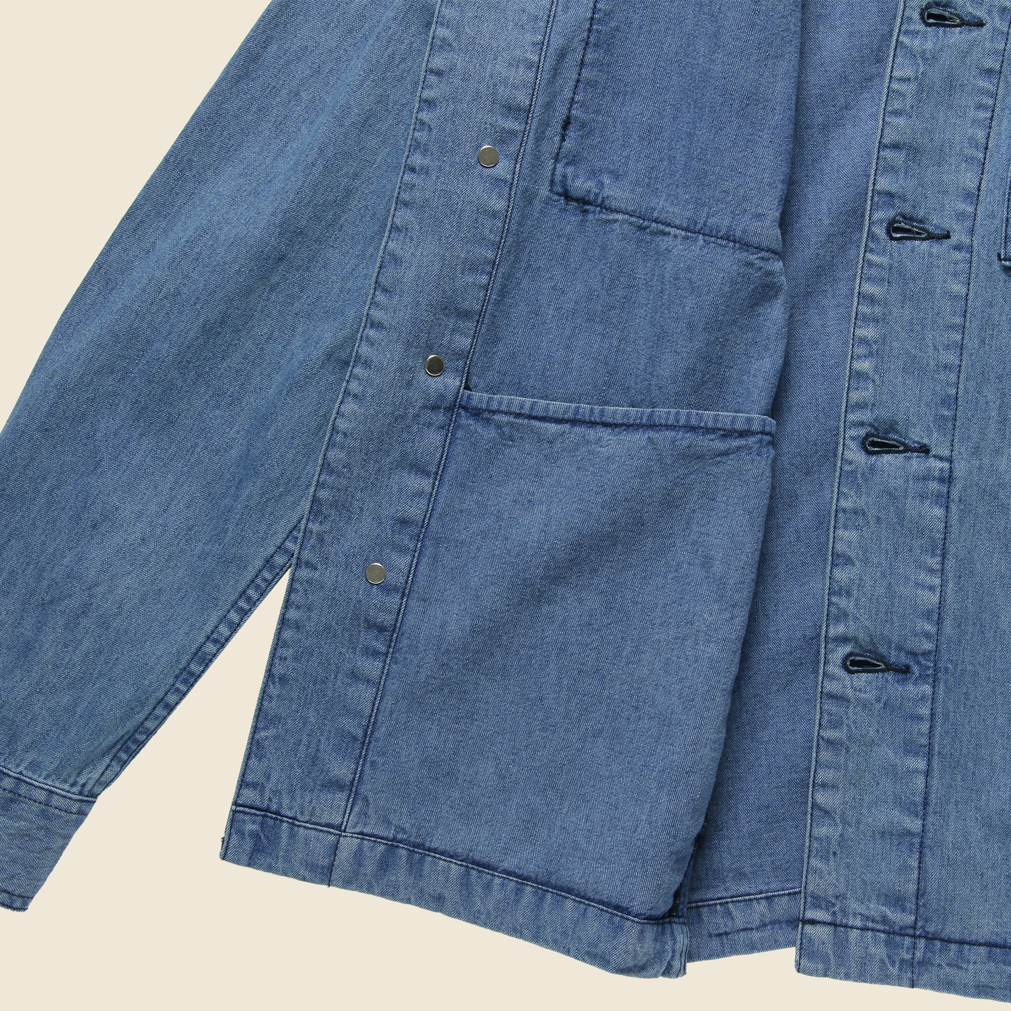 Hemp Corporal Jacket - Indigo - Faherty - STAG Provisions - Outerwear - Coat / Jacket