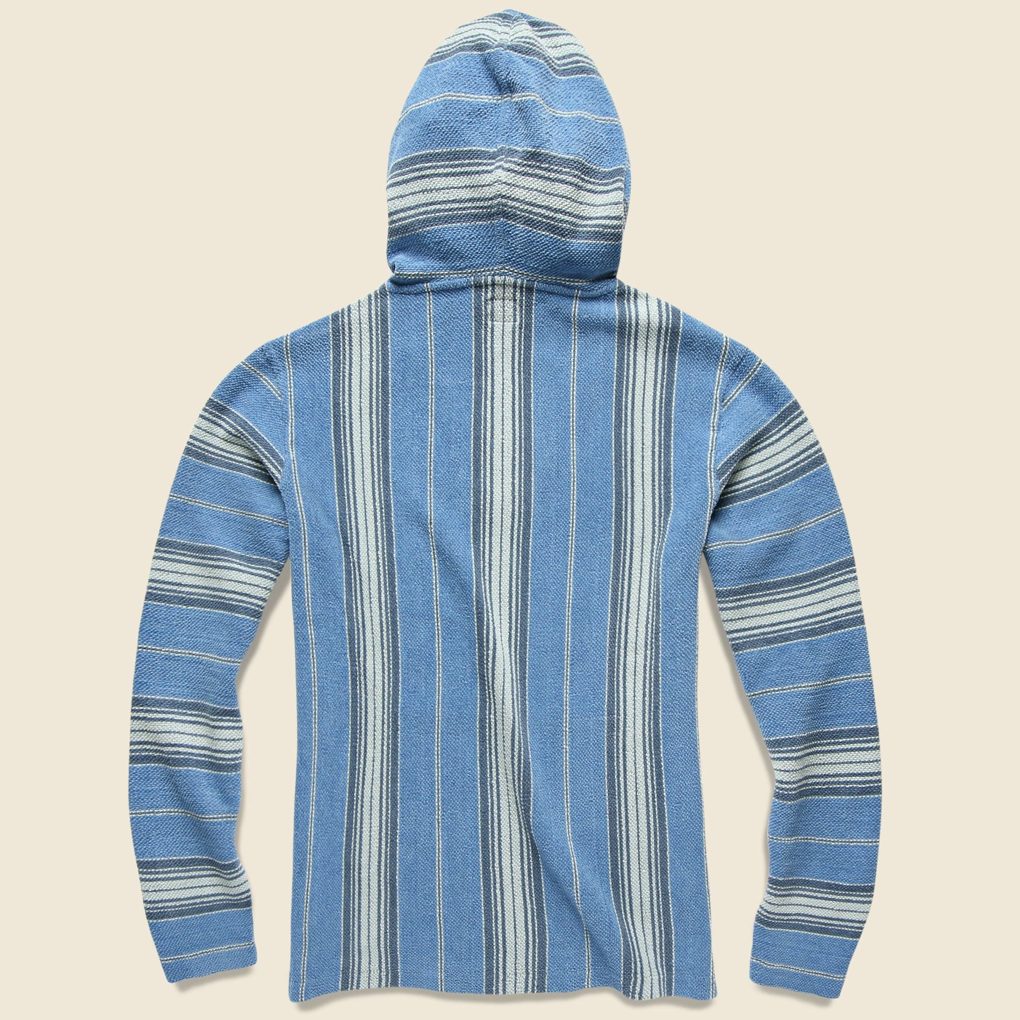 
                          Terry Baja Poncho - Montauk Blue Serape - Faherty - STAG Provisions - Tops - Fleece / Sweatshirt
                        